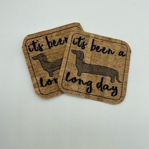 Handmade It’s been a long day coasters